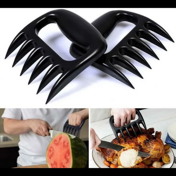 Set of 2 BBQ Meat Claws , Pork Shredder and handler, Essential for BBQ Pros - Picture 3 of 4